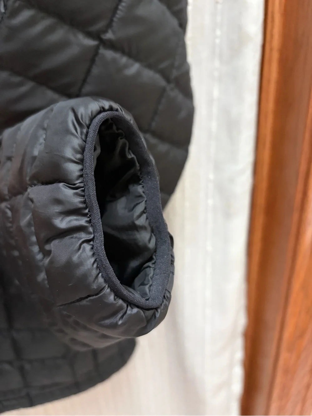 The North Face Mens Black ThermoBall Eco Quilted Full Zip Jacket Small S